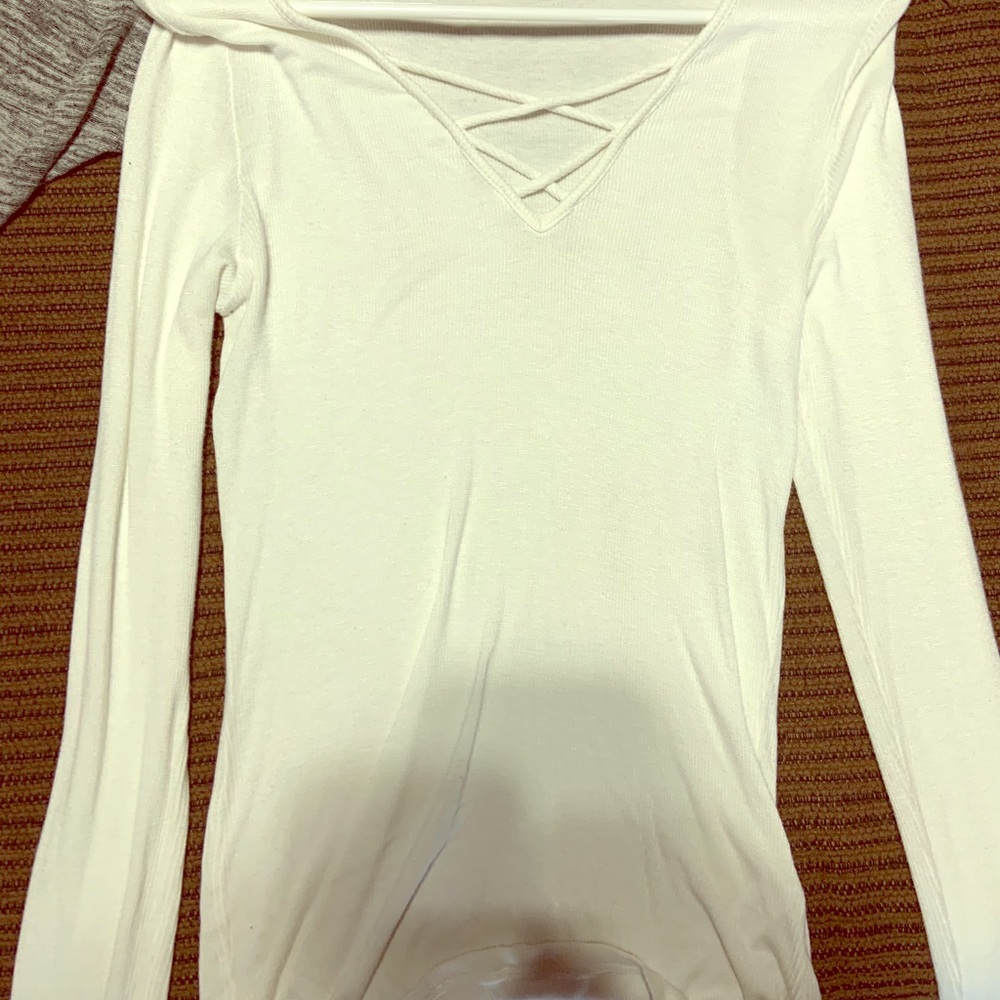 White longe sleeve